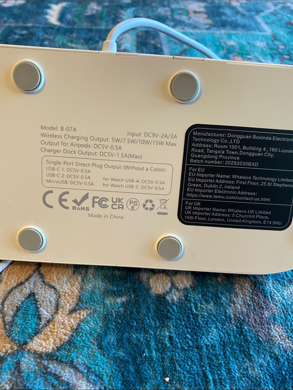 7-in-1 Wireless Charging Stand - rose gold - Picture 6 of 8